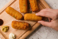 Bombas de papa, jamón y queso (por 1/2 kilo) en internet