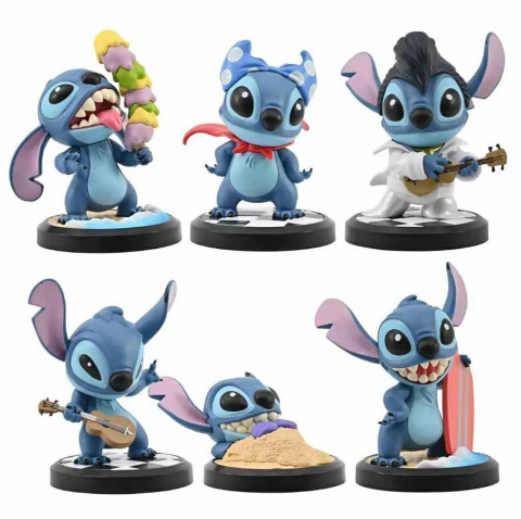 Boneco Disney Glutton Stitch de 7cm Yume Hero Box Sunny 4390 Beast Kingdom