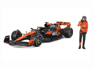 McLaren MCL38 C/ Boneco Oscar Piastri #81 Formula 1 2024 McLaren Formula 1 Team 1/24 Bburago 28040