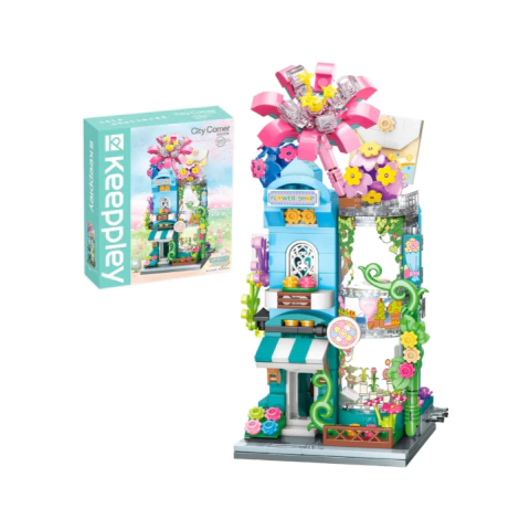 Bloco De Montar Floricultura City Corner Keeppley K28016