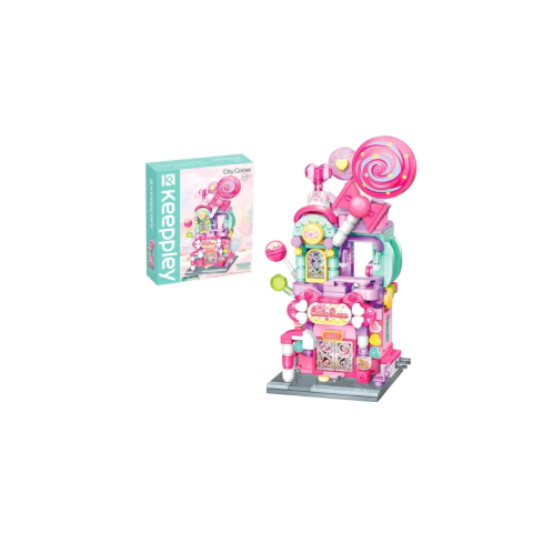 Bloco De Montar Loja De Balas City Corner Keeppley K28012