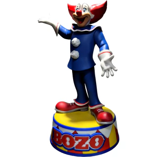 Estátua Palhaço Bozo - 25 cm - Splash Toys - comprar online