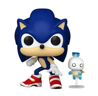 Boneco Funko Pop Sonic The Hedgehog Sonic E Chao 1036