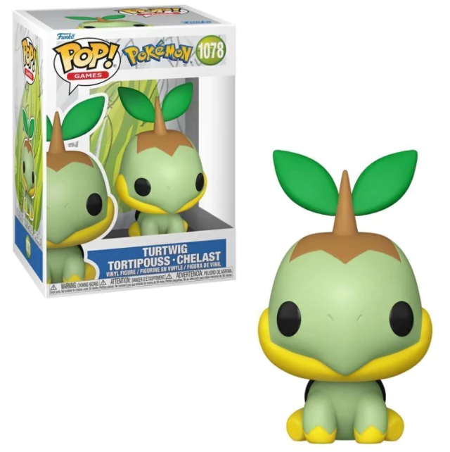 Boneco Funko Pop Pokémon Turtwig 1078 Boneco Funko Pop Pokémon Turtwig 1078