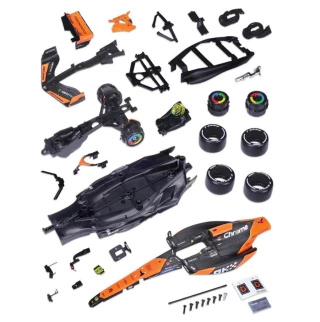 McLaren MCL38 Lando Norris #4 Kit em Metal p/ Montar Formula 1 2024 - 1/24 Bburago 28511