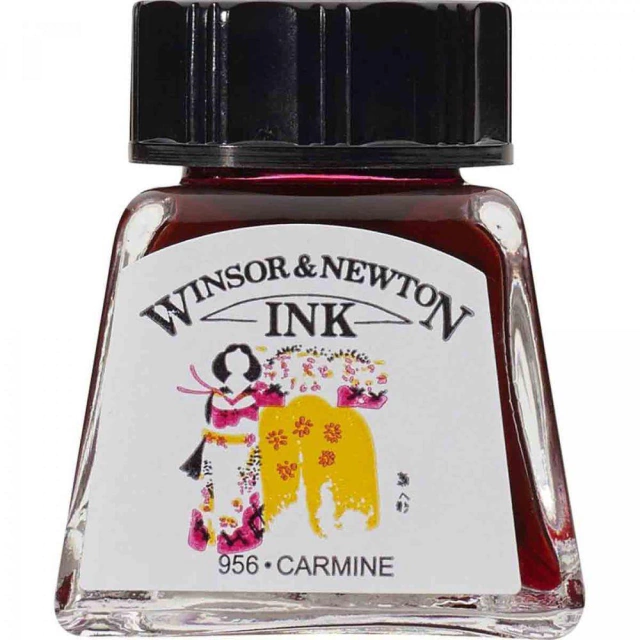 Tinta Desenho Winsor & Newton 14ml Carmine 1005127 Tinta Desenho Winsor & Newton 14ml Carmine 1005127