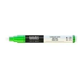 Marcador Liquitex Paint Marker Fine 985 Flourescent Green