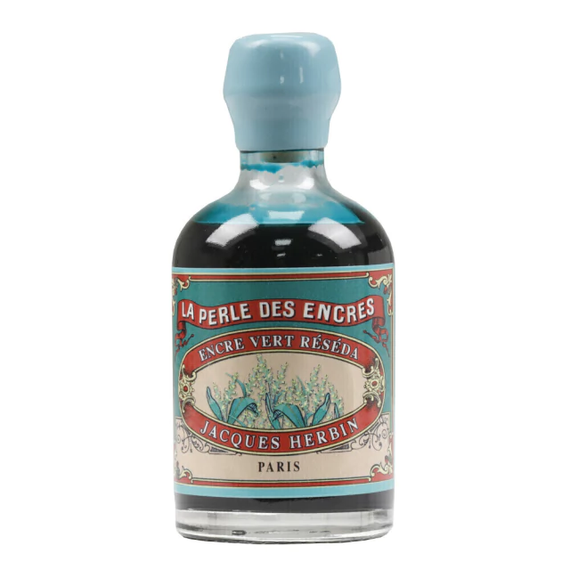 Tinta Tinteiro Herbin 350 anos Vert Réséd 100ml 11938T Tinta Tinteiro Herbin 350 anos Vert Réséd 100ml 11938T