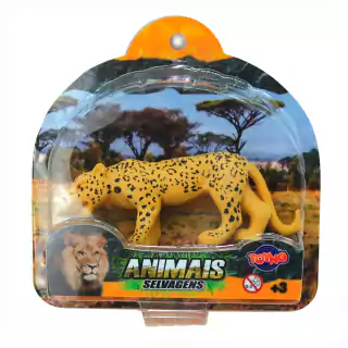 Boneco Animais Selvagens Onça 11 Cm 43834 Toyng