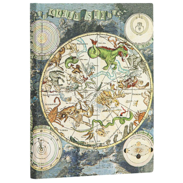 Caderno Paperblanks 23x18cm Sem Pauta Celestial Planisphere 5615-7 Caderno Paperblanks 23x18cm Sem Pauta Celestial Planisphere 5615-7