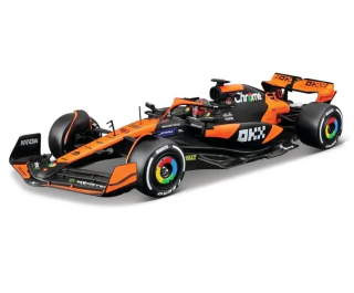 McLaren MCL38 Oscar Piastri #81 Kit em Metal p/ Montar Formula 1 2024 -1/24 Bburago 28512