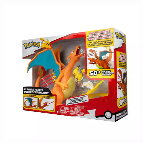 Pokemon Figura De Luxo Chama e Voo Charizard 3296 Sunny Jazwares