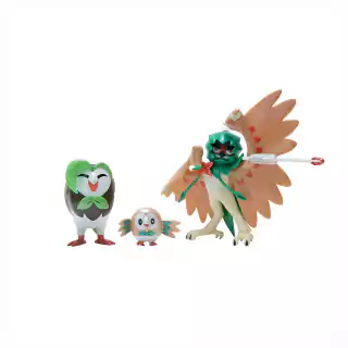 Pokémon Evolution Multi-Pac Rowlet, Dartrix & Decidueye 3544 Jazwares Sunny