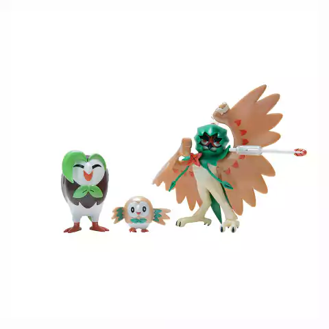 Pokémon Evolution Multi-Pack Rowlet, Dartrix & Decidueye 3544 Jazwares Sunny