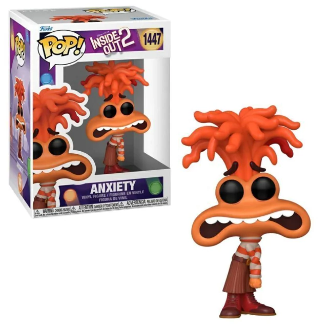 Boneco Funko Pop Disney Divertida Mente 2 Ansiedade 1447 Boneco Funko Pop Disney Divertida Mente 2 Ansiedade 1447