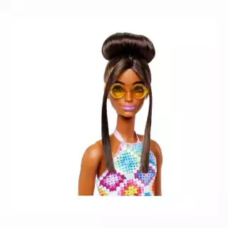 Boneca Barbie Fashionista Negra Vestido Crochê 210 Mattel Fbr37