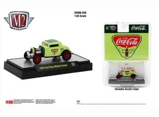 Ford Three Window Coupe 1932 Coca-Cola 1/64 M2 Machines 52500