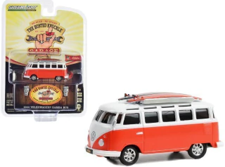Kombi Volkswagen Samba Bus 1964 The Busted Knuckle 1:64 Greenlight 39120D