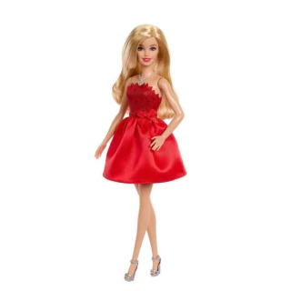 Barbie Colecionável 80 Anos Vestido Vermelho Rubi Mattel Jgd25