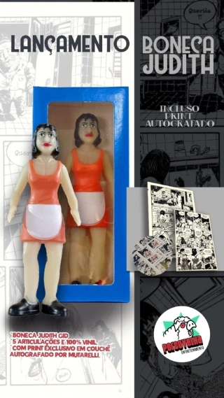 Boneca Judith ( versão noir ) Porcovelha Toys