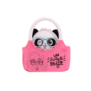 Luluca Pandalu Panda na Bolsinha Azul - Fun F01077