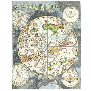 Caderno Paperblanks 23x18cm Sem Pauta Celestial Planisphere 5615-7
