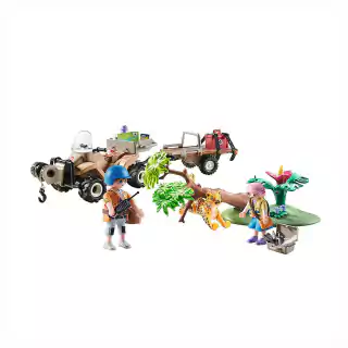 Playmobil Resgate de Animais com Quadriciclo Wiltopia 71011 Sunny Amazônia