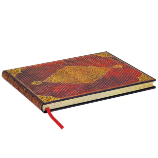 Caderno Paperblanks 23x18cm Pautado Golden Trefoil Capa Dura 6374-2