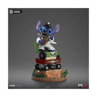 Stitch King of Rock - 1/10 Art Scale - Lilo & Stitch - Iron Studios - comprar online