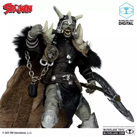 Bloodaxe with Horse 2-Pack (Gold Label) - 7" Action Figure - Spawn: The Dark Ages - McFarlane