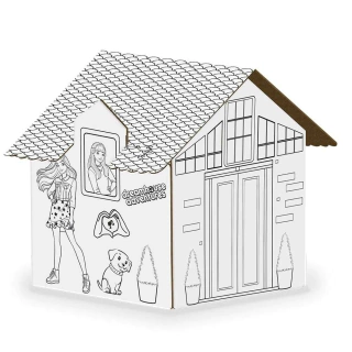 Barbie Casinha Para Montar E Pintar F00871 Fun