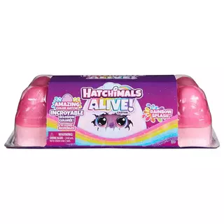 Hatchimals Alive Pack Com 5 Ovos Surpresa Ranbow Splash 4002 Sunny