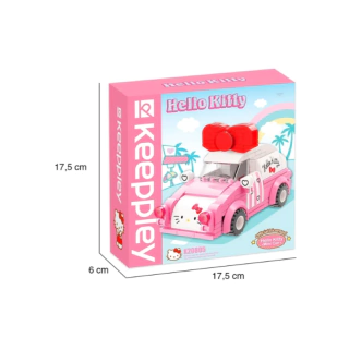 Bloco De Montar Mini Carro Hello Kitty Keeppley K20805
