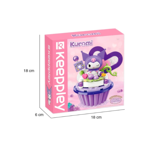 Bloco De Montar Cupcake De Uva Da Kuromi Keeppley K20817