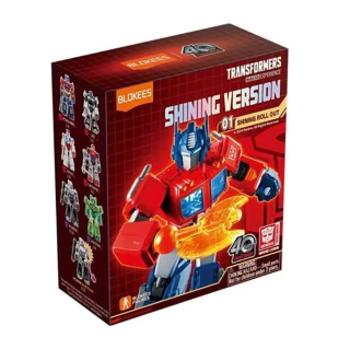 Caixa Master Blokees Transformers 01 Shining Roll Out LED 6 unidades 6366