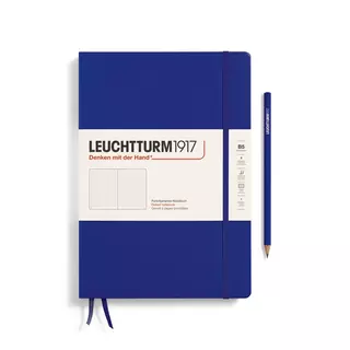 Caderno Leuchtturm1917, Composition (B5) - 219 Páginas, Capa dura, Pontilhado, Azul Tinta 372345 - comprar online