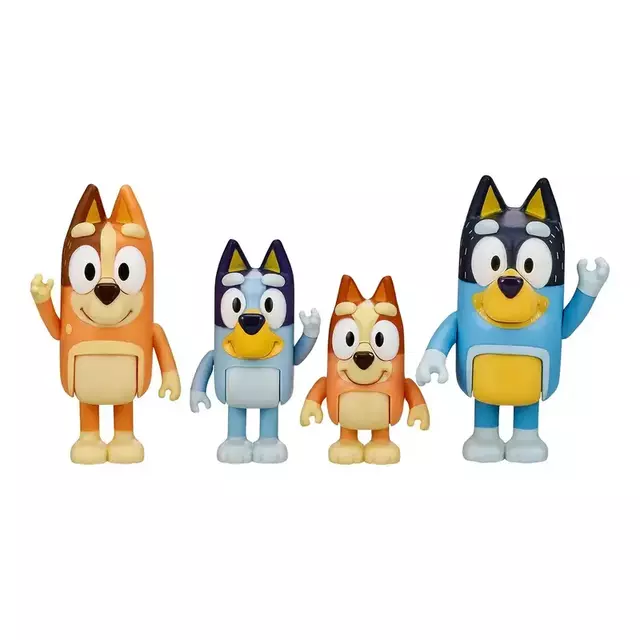 Bluey Kit Com 4 Bonecos Colecionáveis 6cm - Bluey & Family 7964 Candide Bluey Kit Com 4 Bonecos Colecionáveis 6cm - Bluey & Family 7964 Candide
