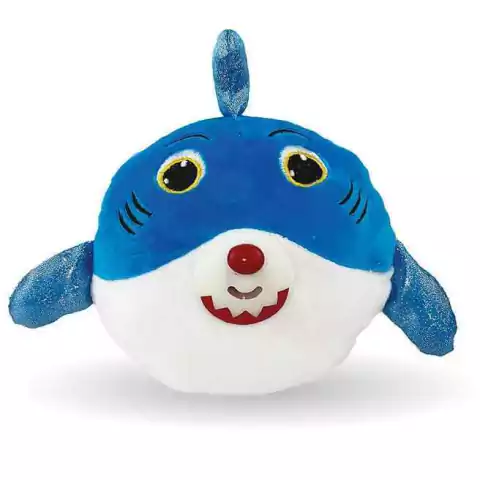 Pelúcia Interativa Big Giga Bazoo Tubarão Azul 15 Cm 49774 Toyng
