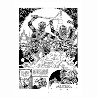 Kinnara Graphic Novel Volume Único Capa Dura Comix Zone por Enrique Alcatena e Eduardo Mazzitelli