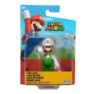 Boneco Articulado Luigi de Fogo de 12cm Super Mario Sunny 4200