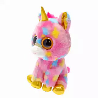 Pelúcia Gigante Beanie Boos Ty Unicórnio Fantasia 37 Cm Toyng 49345
