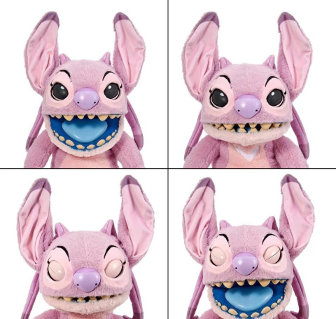 Pelúcia Robô Angel Real Fx Disney Stitch Wow Sunny 4423