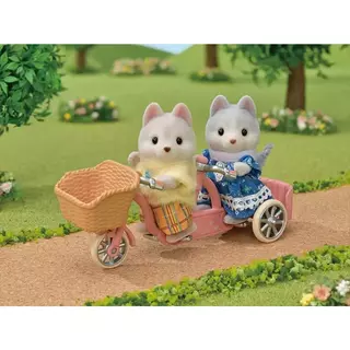Sylvanian Families Bicicleta Dupla Irmãos Huskys 5637 Epoch
