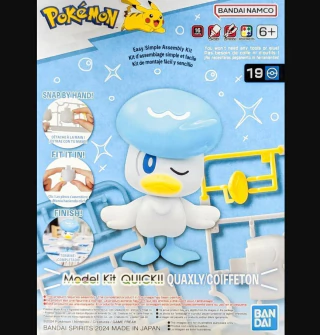 Quaxly - Quick Model Kit - Pokemon - Bandai