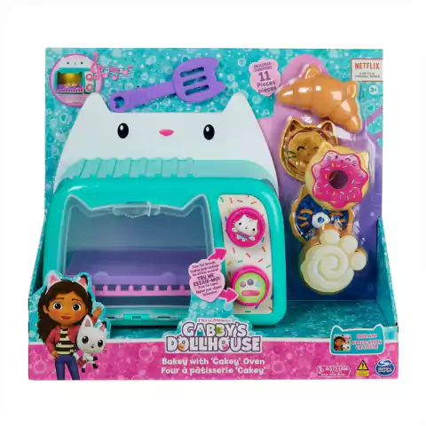 Gabby's Dollhouse Forninho Do Cakey Com Luz E Som Sunny 3640
