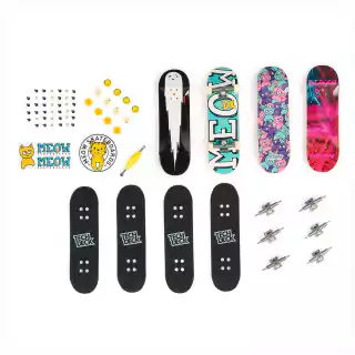 Tech Deck Kit 4 Skate de Dedo Coleção Meow II 2891 Sunny Spin Master