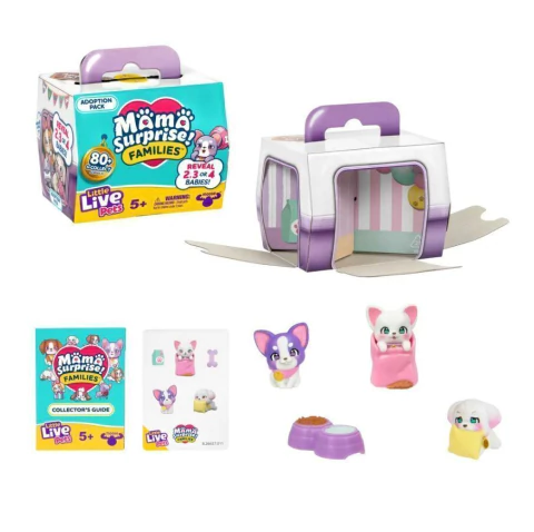 Playset E Mini Figura Little Live Pets Mama Surprise Families Adoção Fun F0219-0