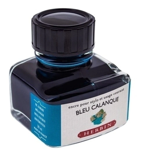 Tinta Para Caneta Tinteiro Bleu Calanque Herbin 30ml Tinta Para Caneta Tinteiro Bleu Calanque Herbin 30ml
