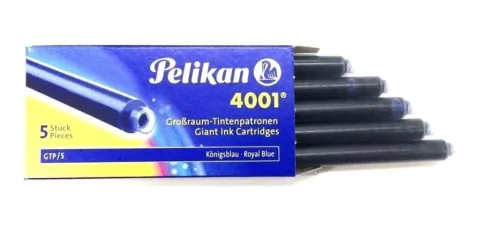 Cartucho Azul Royal De Tinta Pelikan Gtp5 4001 Para Tinteiro