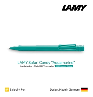 Caneta Esferográfica Lamy Safari Água Marinha Candy Especial 2020